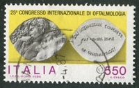 N°1704-1986-ITALIE-25E CONGRES OPHTALMOLOGIE-550L