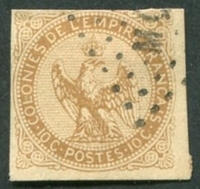 N°03-1859-FRANCE-AIGLE IMPERIAL-10C-BISTRE/JAUNE