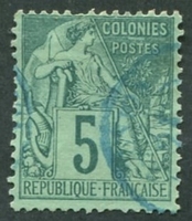 N°49-1881-FRANCE-TYPE ALPHEE DUBOIS-5C-VERT