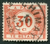 N°35-1922-BELGIQUE-30C-VERMILLON