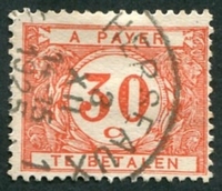 N°35-1922-BELGIQUE-30C-VERMILLON