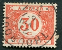 N°35-1922-BELGIQUE-30C-VERMILLON