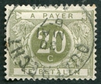 N°06-1895-BELGIQUE-20C-OLIVE