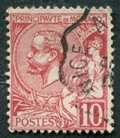 N°0023-1901-MONACO-PRINCE ALBERT 1ER-10C