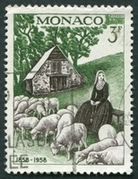 N°0494-1958-MONACO-BERGERIE DE B.SOUBIROUS-3F