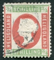 N°07-1869-HELIGOLAND-VICTORIA-3/4S-VERT ET CARMIN