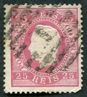 N°0040B-1870-PORT-LOUIS 1ER-25R-ROSE