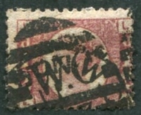 N°0049-1870-GB-REINE VICTORIA-1/2P-ROUGE CARMINE