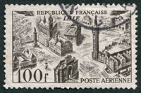 N°0024-1949-FRANCE-VUE DE LILLE-100F