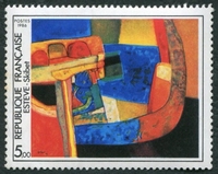 N°2413-1986-FRANCE-SKIBET DE MAURICE ESTEVE-5F