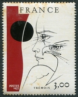 N°1950-1977-FRANCE-OEUVRE ORIGINALE DE TREMOIS-3F