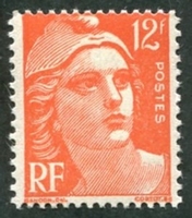  N°0885-1951-FRANCE-MARIANNE DE GANDON-12F-ORANGE