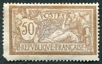 N°0120-1900-FRANCE-TYPE MERSON-50C-BRUN ET GRIS