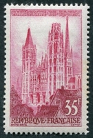 N°1129-1957-FRANCE-CATHEDRALE DE ROUEN-35F