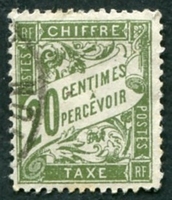 N°031-1893-FRANCE-TYPE DUVAL-20C-OLIVE