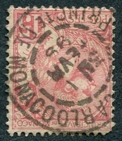 N°0015-1891-MONACO-PRINCE ALBERT 1ER-15C-ROSE