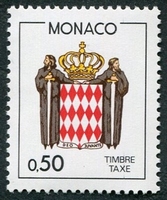 N°83-1986-MONACO-ARMOIRIES-50C