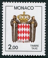 N°85-1986-MONACO-ARMOIRIES-2F