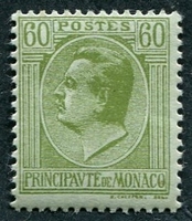 N°0089-1924-MONACO-PRINCE LOUIS II-60C-OLIVE S/VERDATRE