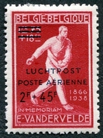 N°20-1947-BELGIQUE-EMILE VANDERVELDE-2F+45F S/1F75+18F