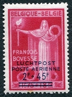 N°23-1947-BELGIQUE-FRANCOIS BOVESSE-2F+45F S/1F75+18F