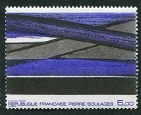 N°2448-1986-FRANCE-OEUVRE DE PIERRE SOULAGES