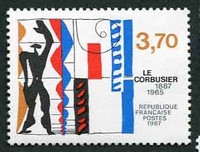 N°2470-1987-FRANCE-CENTENAIRE NAISSSANCE LE CORBUSIER