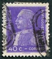 N°0571-1934-PORT-PRESIDENT CARMONA-40C-VIOLET