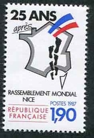 N°2481-1987-FRANCE-RASSEMBLEMENT MONDIAL DES PIEDS NOIRS