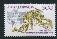 N°2482-1987-FRANCE-CHAMP DU MONDE DE LUTTE-CLERMONT-FERRAND
