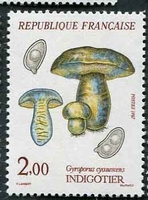 N°2488-1987-FRANCE-CHAMPIGNON-INDIGOTIER