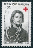 N°1434-1964-FRANCE-BARON LARREY-25C+10C-NOIR