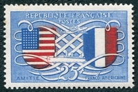 N°0840-1949-FRANCE-AMITIE FRANCO-AMERICAINE-25F