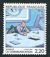 N°2507-1988-FRANCE-COMMUNICATION PAR GIRAUD-MOEBIUS