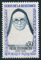 N°1291-1961-FRANCE-MERE ELISABETH-30C