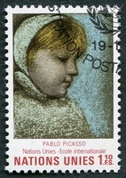 N°021-1971-NATIONS UNIES GE-MAIA PAR PICASSO-1F10