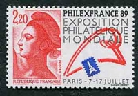 N°2524-1988-FRANCE-PHILEXFRANCE 89