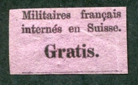 N°01-1870-SUISSE-GRATIS-NOIR S/ROSE PALE