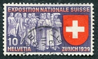 N°0320-1939-SUISSE-EXPO NATIONALE DE ZURICH-10C