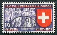 N°0320-1939-SUISSE-EXPO NATIONALE DE ZURICH-10C