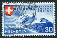 N°0322-1939-SUISSE-PIC ROSEG ET GLACIER SCHERVA-30C