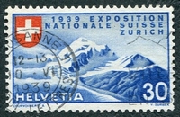 N°0322-1939-SUISSE-PIC ROSEG ET GLACIER SCHERVA-30C