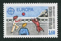 N°2585-1989-FRANCE-EUROPA-JEU DE BALLE
