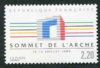 N°2600-1989-FRANCE-SOMMET DE L'ARCHE