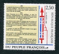 N°2605-1989-FRANCE-DROITS DE L'HOMME-ARTICLES XII A XVII