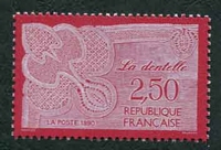 N°2631-1990-FRANCE-DENTELLE REALISEE A LA MAIN