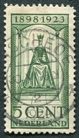 N°0119-1923-PAYS BAS-WILHELMINE-5C-VERT