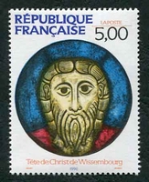 N°2637-1990-FRANCE-TETE DE CHRIST DE WISSEMBOURG