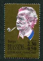 N°2654-1990-FRANCE-CHANTEUR-GEORGES BRASSENS