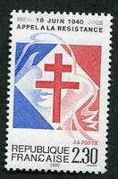 N°2656-1990-FRANCE-CINQUANTENAIRE DE L'APPEL A LA RESISTANCE